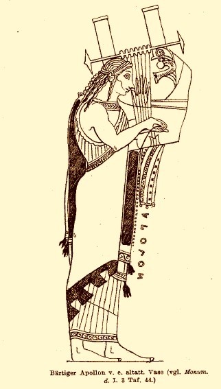 Apollo with lyre