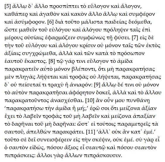 Epictetus Book1 Chapter 2 Paragraph5