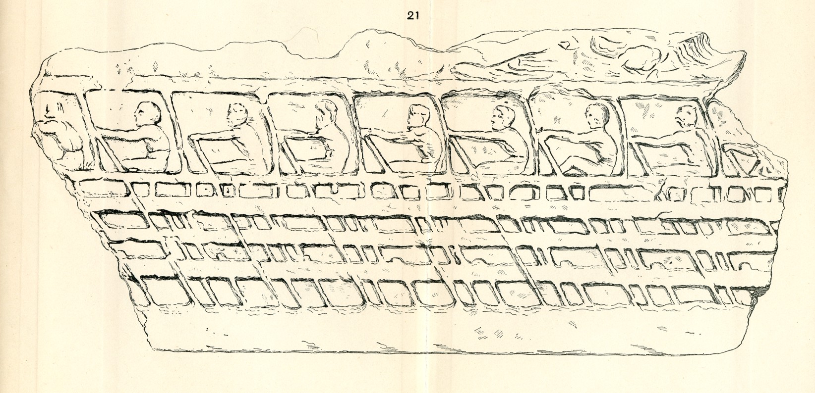 Greek ship rowers