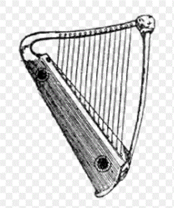 Mediaeval harp