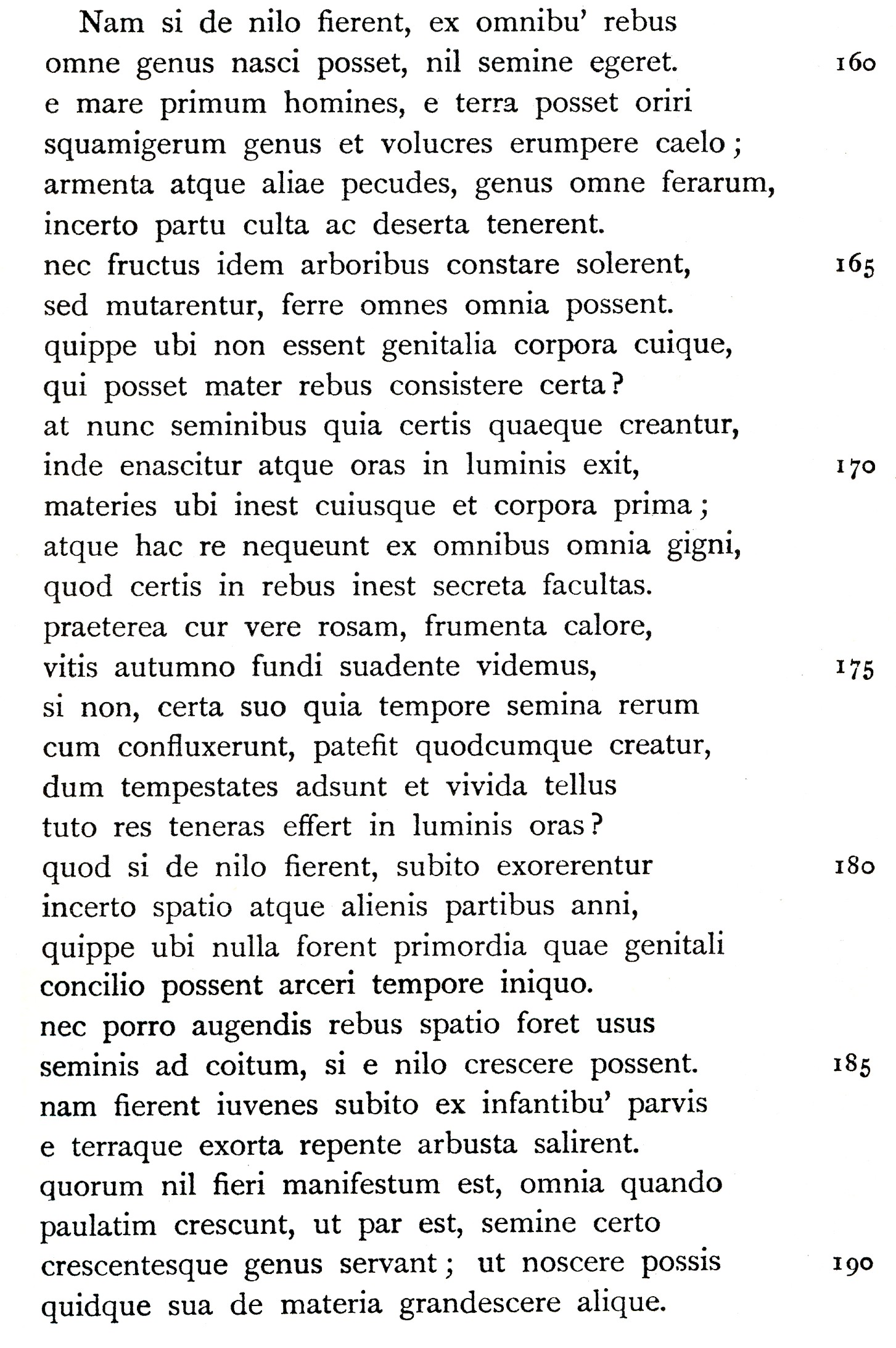 Lucretius I.159ff