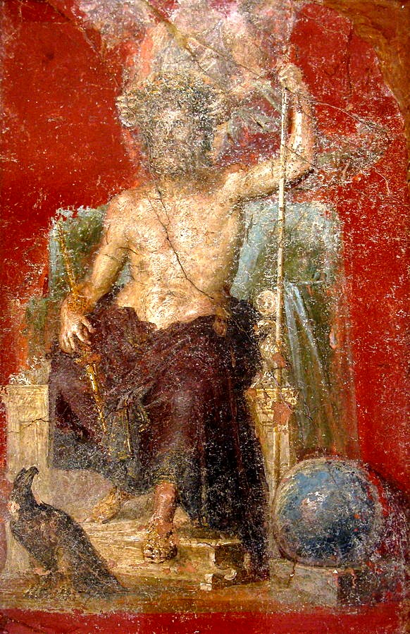 Zeus and eagle