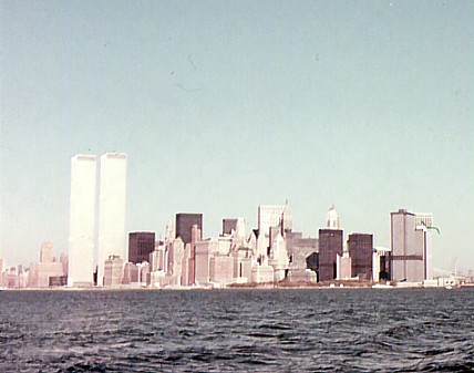 Lower Manhattan from harbor