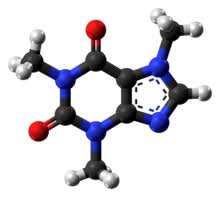 Caffeine molecule