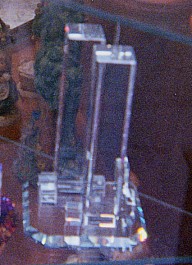 World Trade Center crystal model