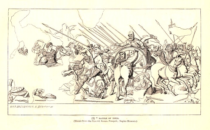 Darius in battle