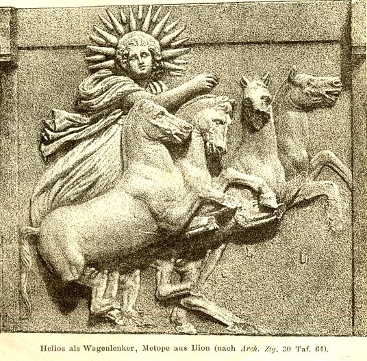 Helios in his chariot
