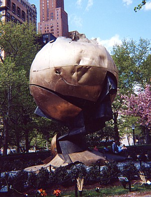 Sphere from the WTC plaza