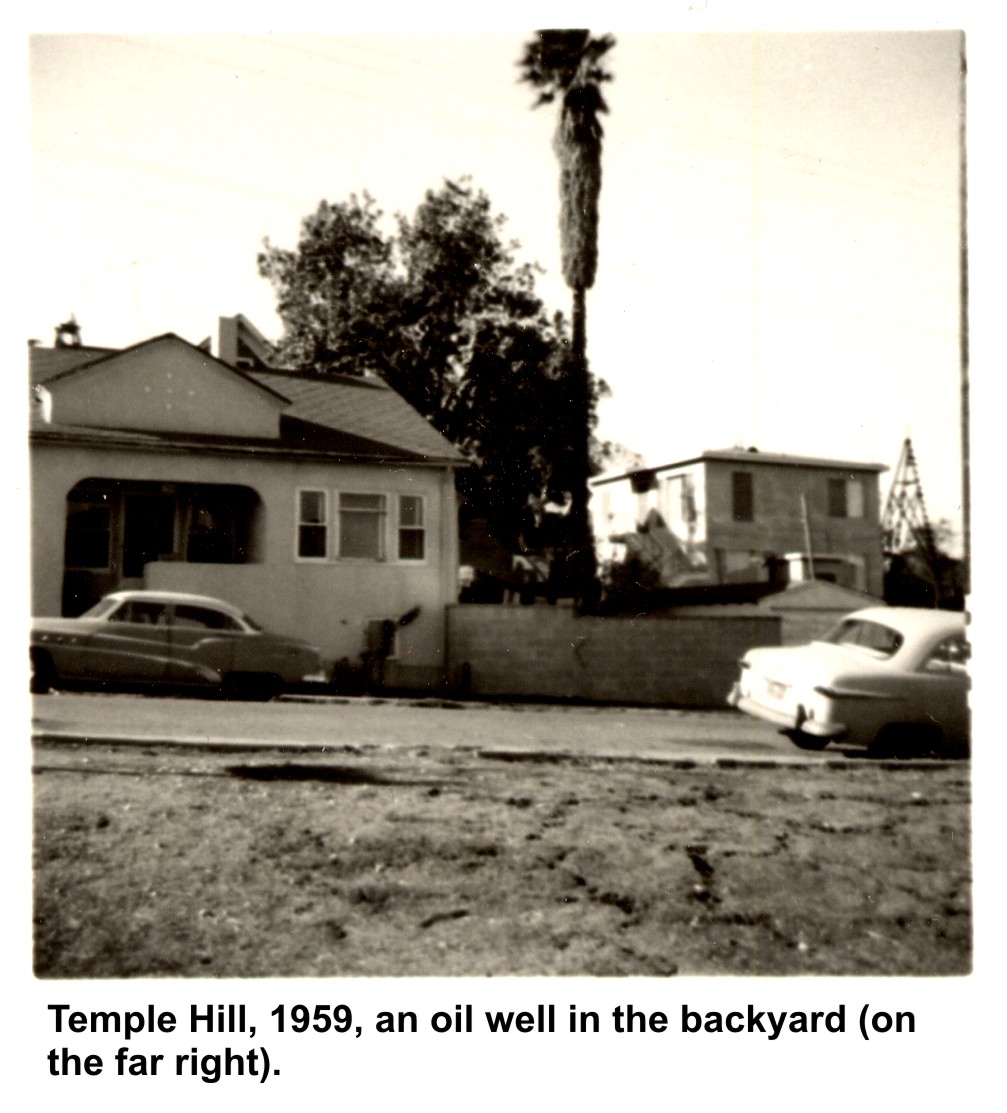 Old oil well in backyard