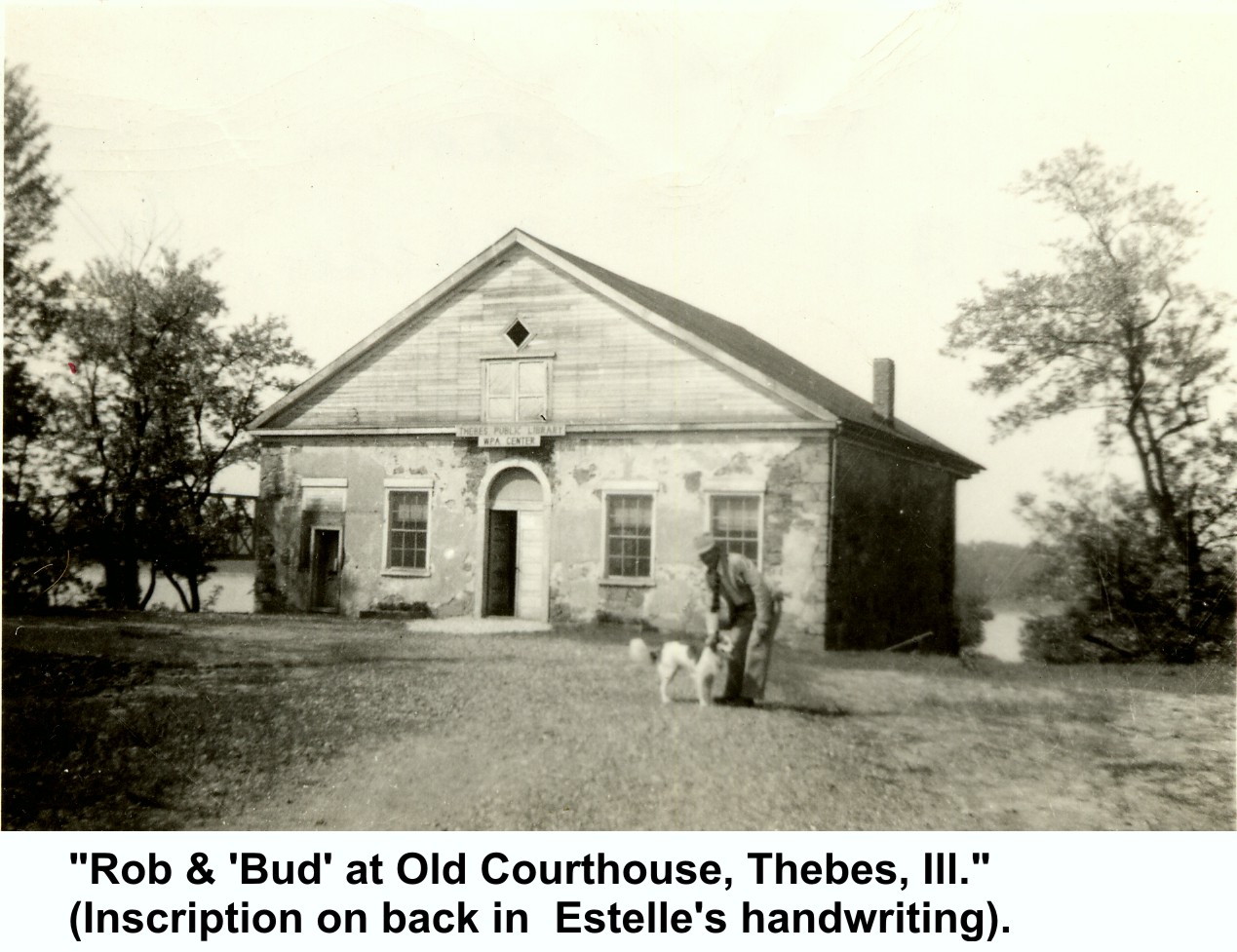 Thebes courthouse as library