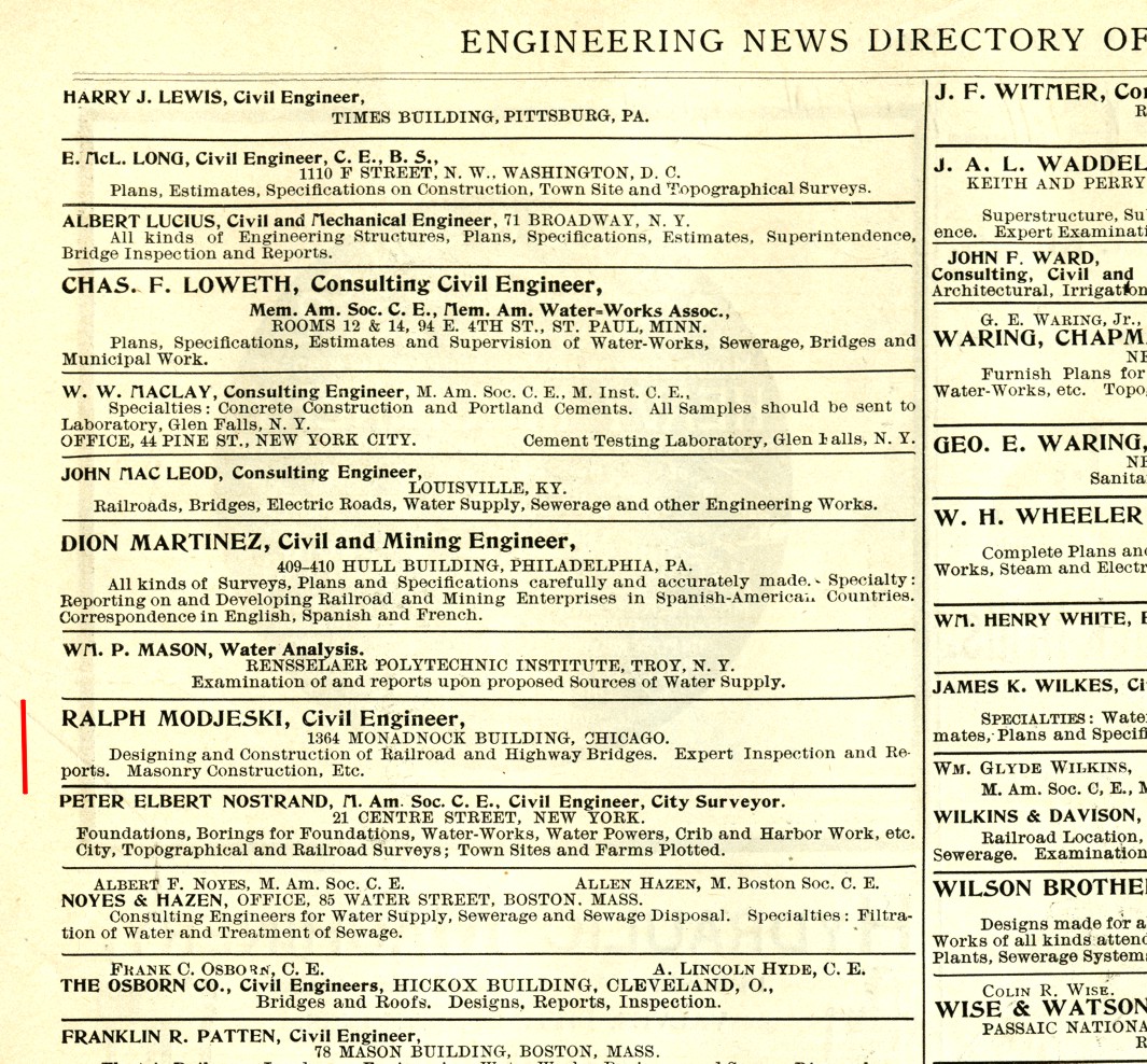 Modjeski directory listing