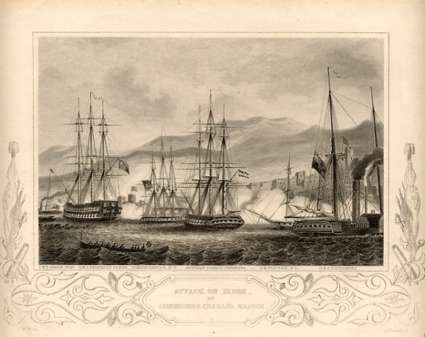 Sea battle 1840