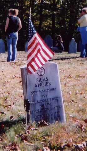 Silas Angier grave
