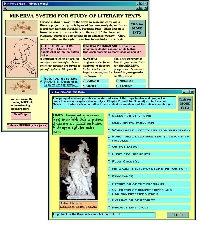 Minerva Menu